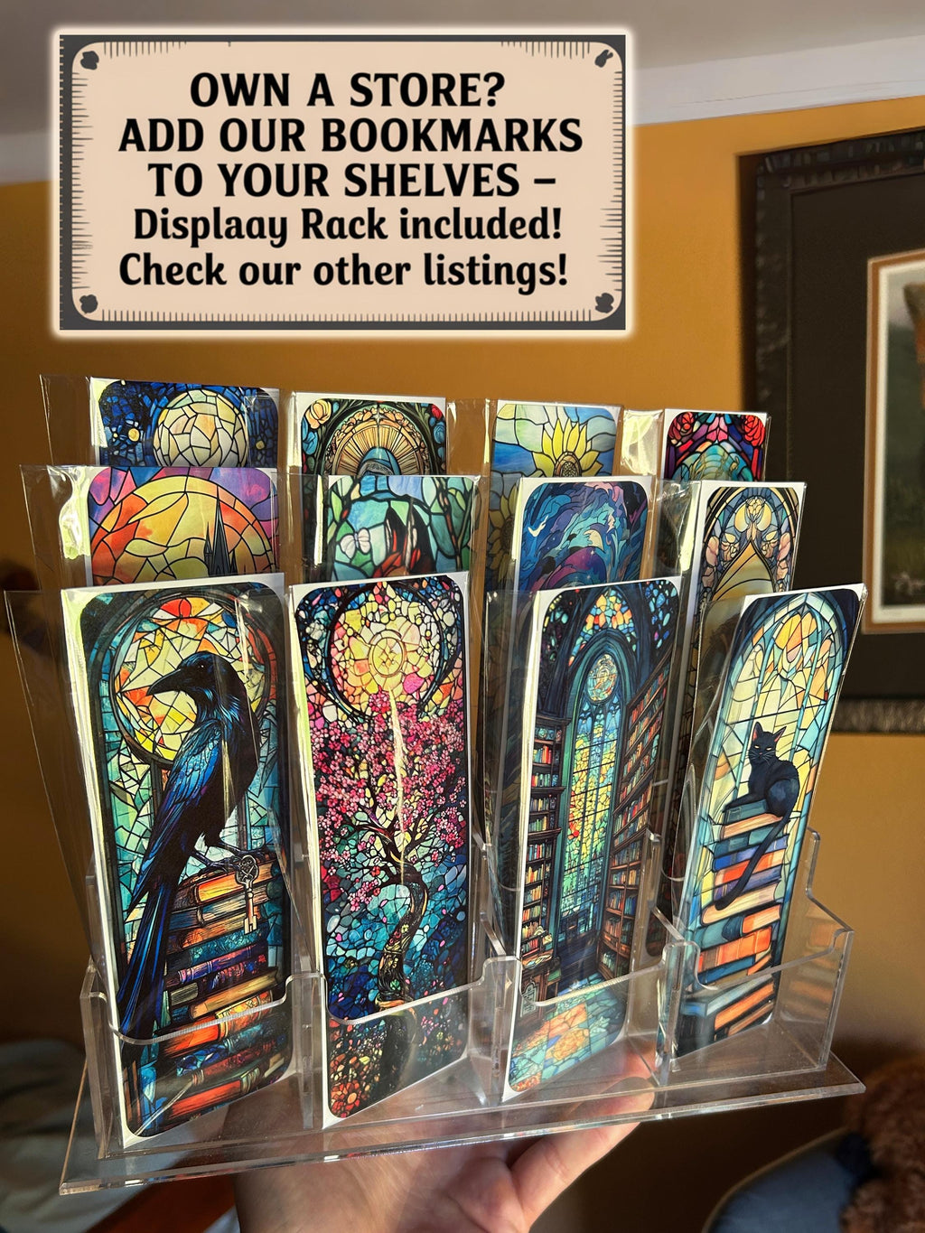 Gothic Lady Bookmark – Dark Victorian Vampire Bookmark for Book Lovers, Gothic Fantasy Gift, Mysterious Page Marker, Elegant Horror Art