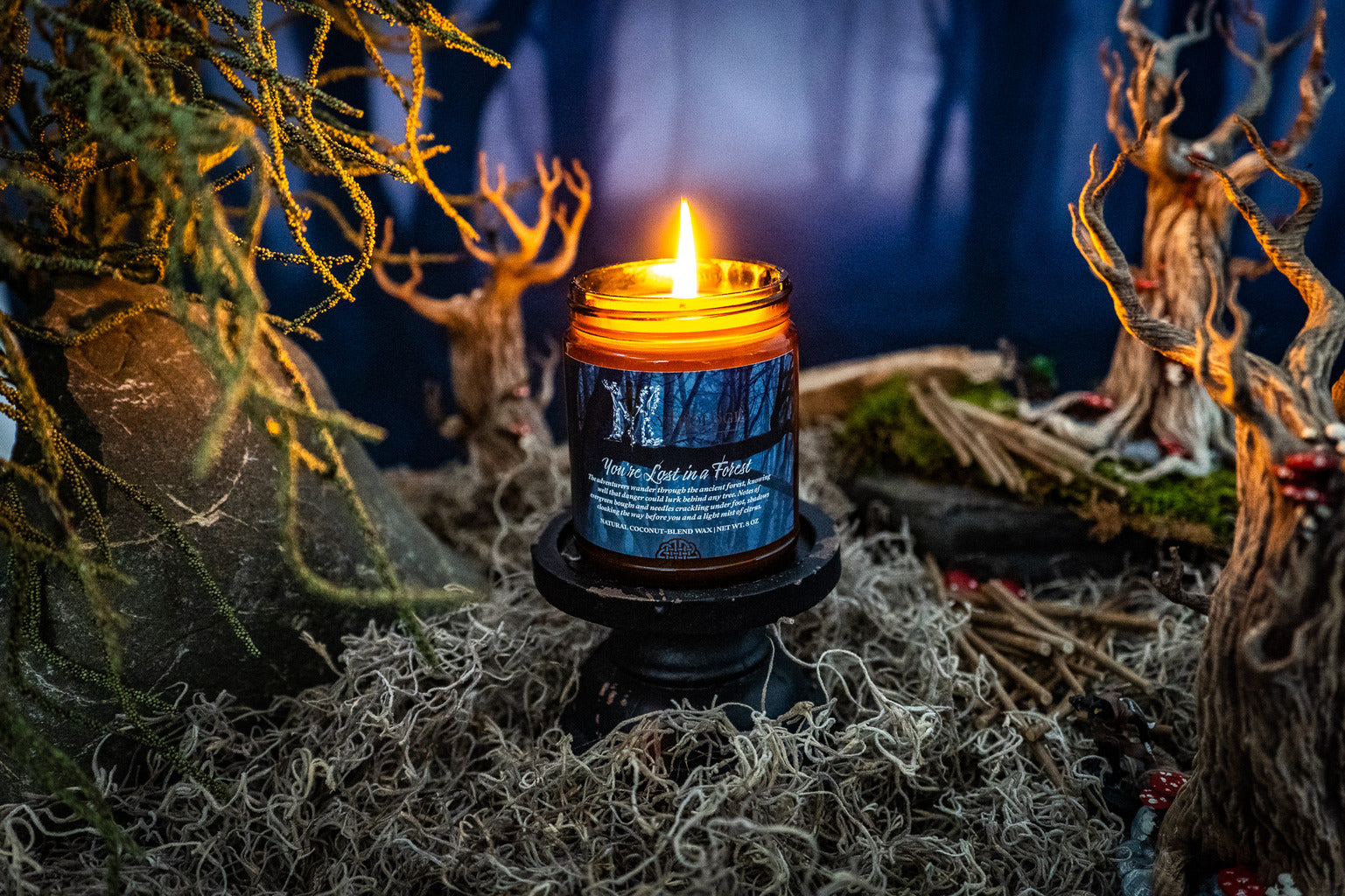 You're Lost in a Forest - Fantasy Candle